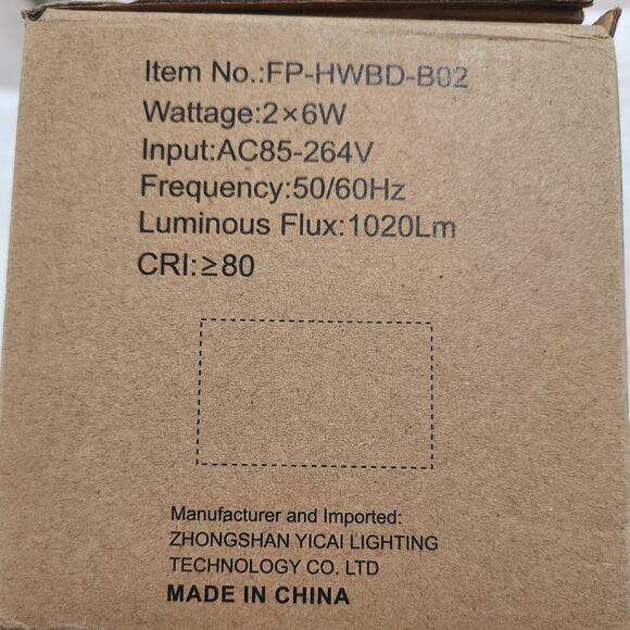 Set of 2 Modern White Outdoor Wall Sconces – LED, Waterproof, 12W - Picture 10 of 15